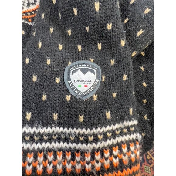 Disegna d'Italia Alpine Expedition Men's L Nordic Full-Zip Sweater Wool Blend - Picture 3 of 15